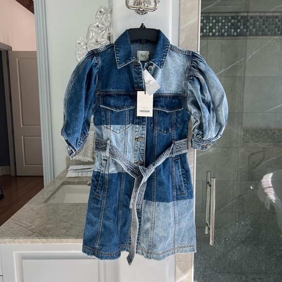 Aje Freecycle Denim Dress - Picture 4 of 13